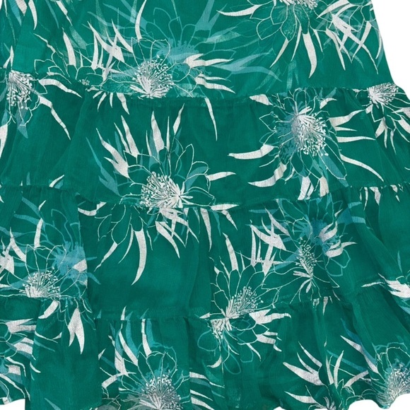 Marciano Silk  Y2K Teared Flowy Fairy Floral Skirt Womens M Fairycore Whimsical - Picture 5 of 11